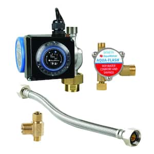 Stainless Steel Hot Water Recirculating Pump Kit with Built-In Check Valve
