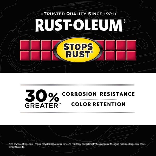 Rust-Oleum Stops Rust 15 oz. Custom Spray 5-in-1 Gloss Black 25