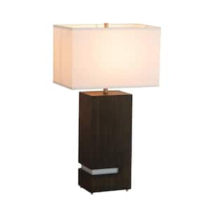 Zen Standing Table Lamp - Gilded Ebony