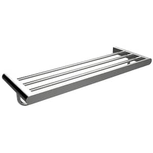 23.66 in. Wall Mounted Towel Bar in Chrome