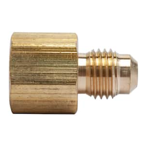 3/16 in. Flare x 1/8 in. MIP Brass Adapter Fitting (5-Pack)