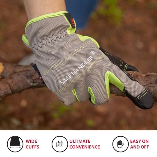 12 PAIRS Men Work Gloves Lightweight Grip Gloves for Work Polyurethane  Rubber