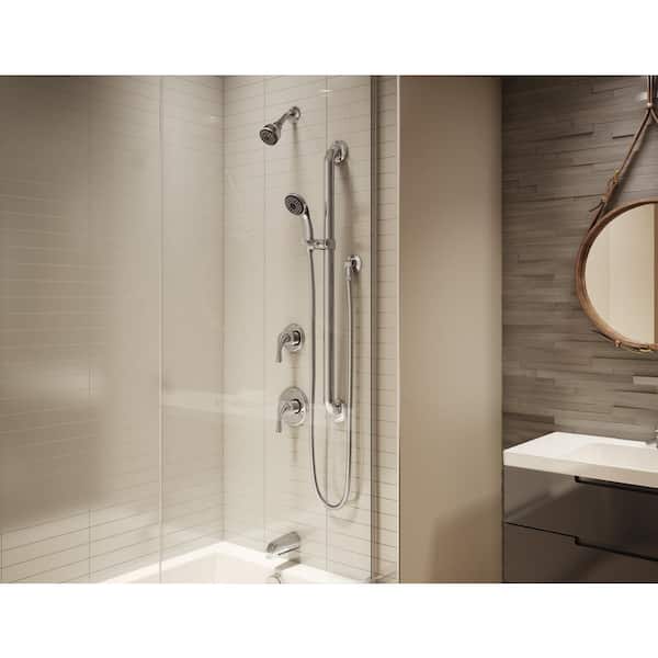 Origins Temptrol Single-Handle 1-Spray Tub and Shower Faucet in Polished Chrome (Valve Included)