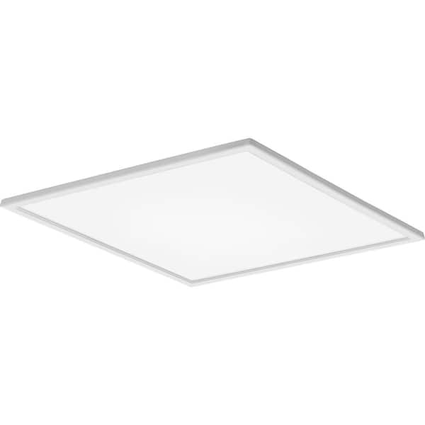 Lithonia Lighting EPANL 2 ft. x 2 ft. 3285 Lumens White Edge Lit Integrated LED Flat Panel Light, 3500K