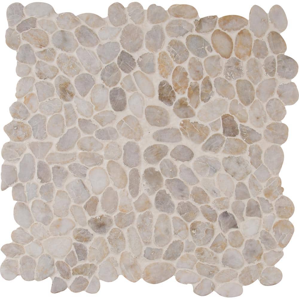 MSI Dorado 12 in. x 12 in. Textured Marble Look Floor and Wall Tile (10 sq. ft./Case) PEB-DORADO - The Home Depot