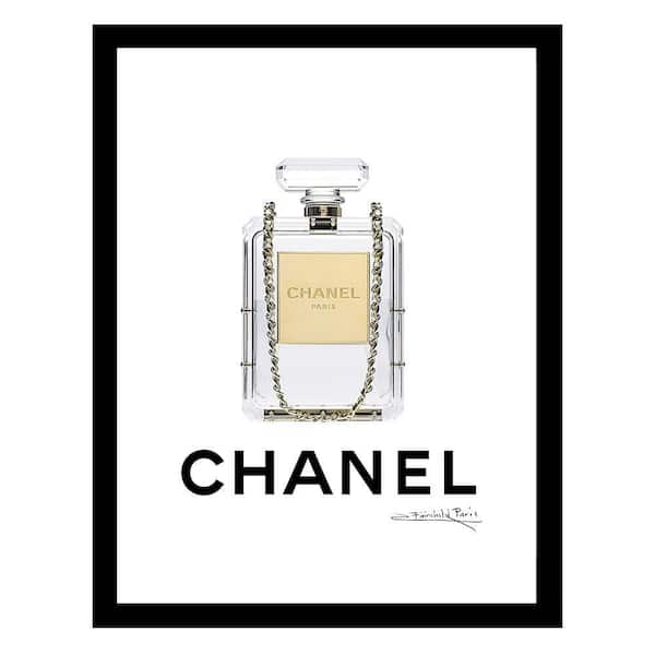 VENICE BEACH Collections Transparent Edgy Fashion Glam Perfume Bottle by Fairchild Paris 1 Piece Framed Graphic Print 18 in. x 14 in.