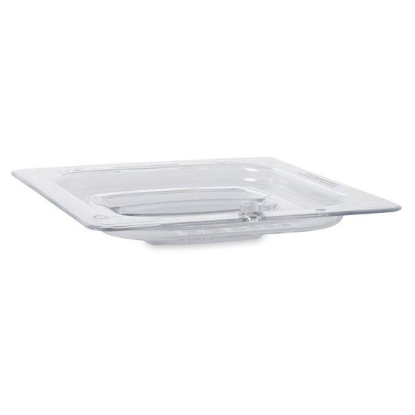 Rubbermaid Commercial Products 1/6 Size Cold Food Pan Cover with Peg Hole
