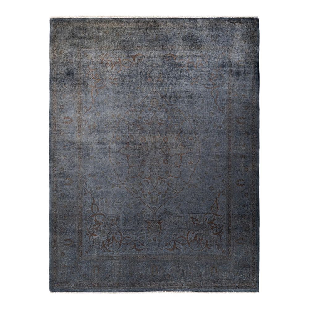 Overdyed Gray 8 ft. 3 in. x 10 ft. 8 in. Wool Indoor Area Rug price history on PriceWatchPro