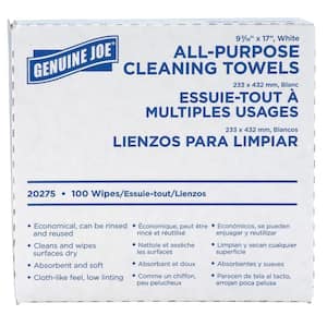 16.50 in. x 9.50 in. All-Purpose Cleaning Towels (100-Sheet/Box)