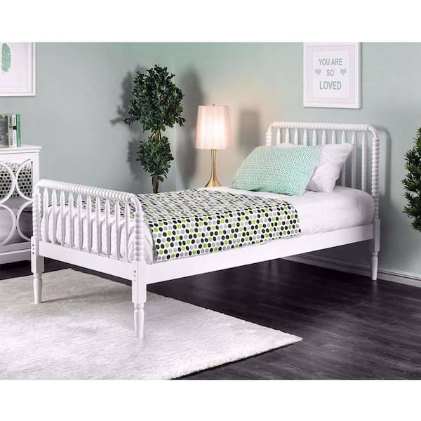 Furnishing Jenny White Twin Bed, White Jenny Lind Twin Bed