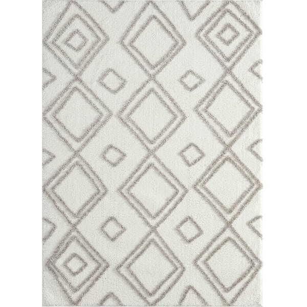 United Weavers Mellow Sierra Cream 9 ft. 8 in. x 13 ft. 2 in. Area Rug