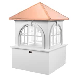 Smithsonian Arlington 30 in. x 45 in. Vinyl Cupola with Copper Roof