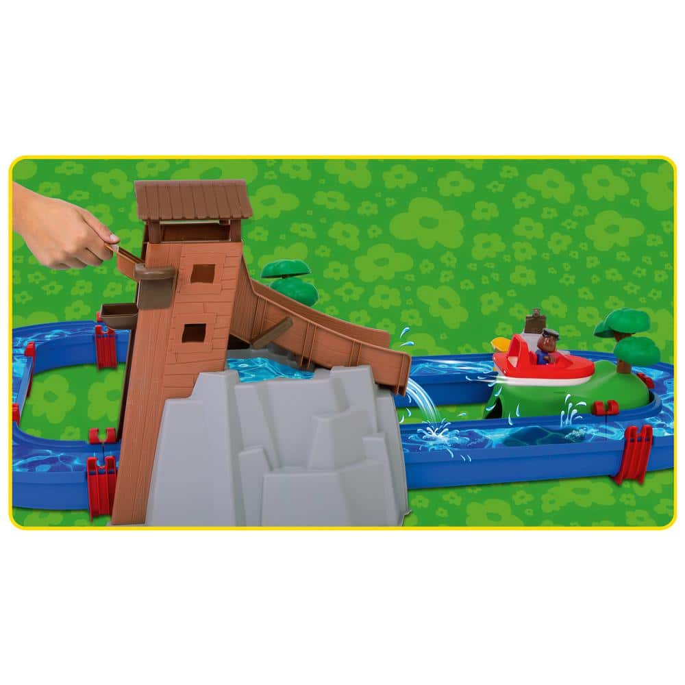 AdventureLand Blue and Brown Plastic Water Playset