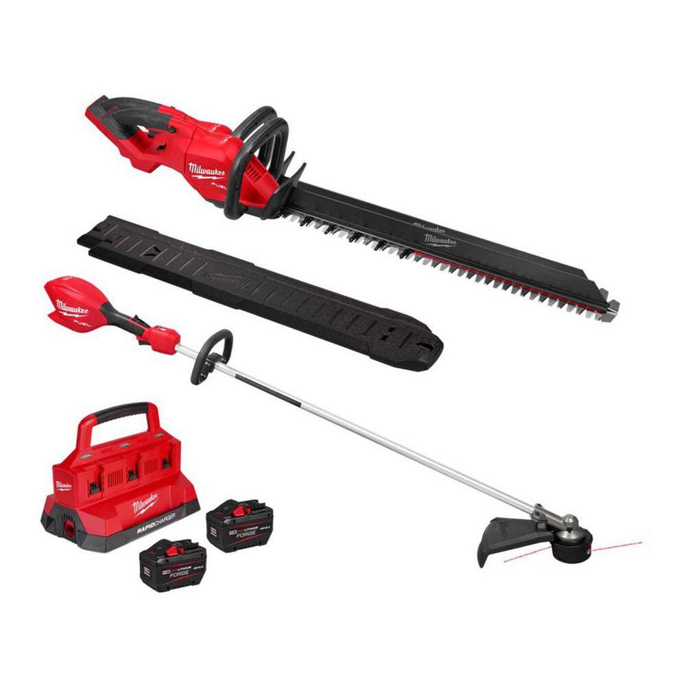 M18 FUEL 18V 30 in. Brushless Cordless Battery Hedge Trimmer w/M18 16 in. String Trimmer, M18 FORGE 12.0 Ah Starter Kit price history on PriceWatchPro