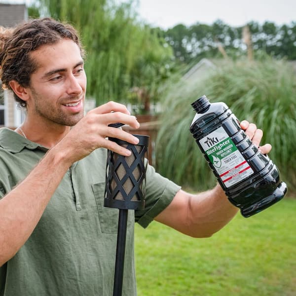 64 Oz Citronella Torch Fuel - For Outdoor Tiki Torches