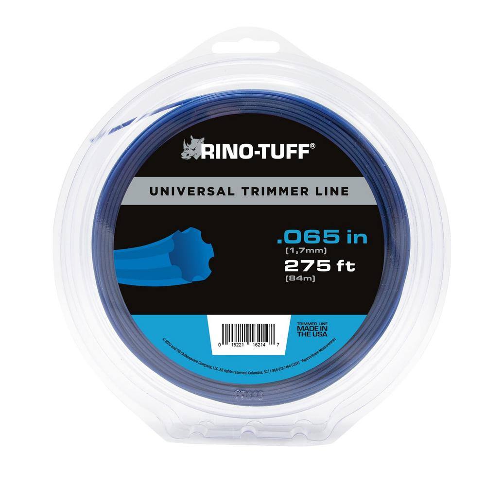 Rino Tuff Round 0 065 In X 275 Ft Universal Trimmer Line 16214 The Home Depot