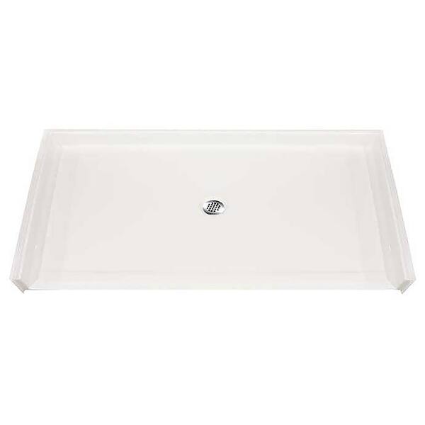 Hydro Systems Roll-In 44 in. x 50 in. Single Threshold Shower Base in Biscuit