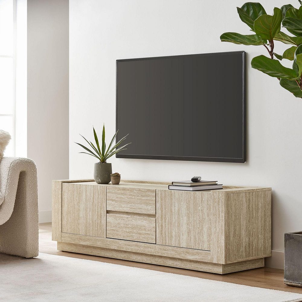 IDEE テレビボード ATINO TV CABINET travertine-modway-tv-stands-
