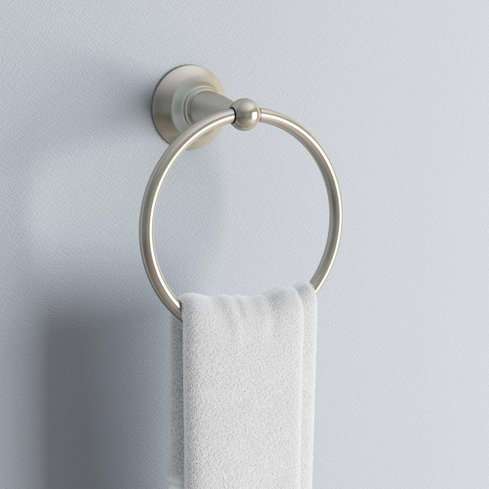 Moen Sage Brushed Nickel Wall Mounted Towel Ring