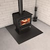 Black Steel Hearth Pad - 46-3/4 in. x 54 in. AC02788 - The Home Depot