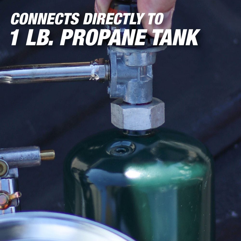 Compact Chrome and Stainless Steel Propane Outdoor Heater Cooker