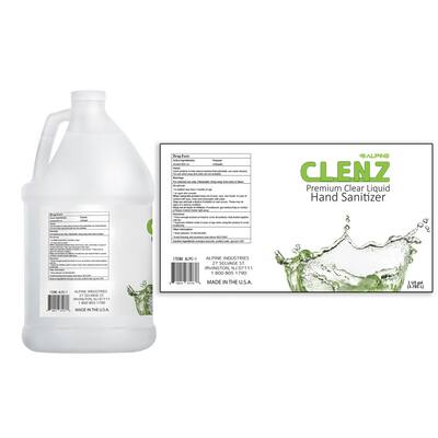 Clenz 1 Gal. Commercial Instant Liquid Hand Sanitizer (4-Pack)