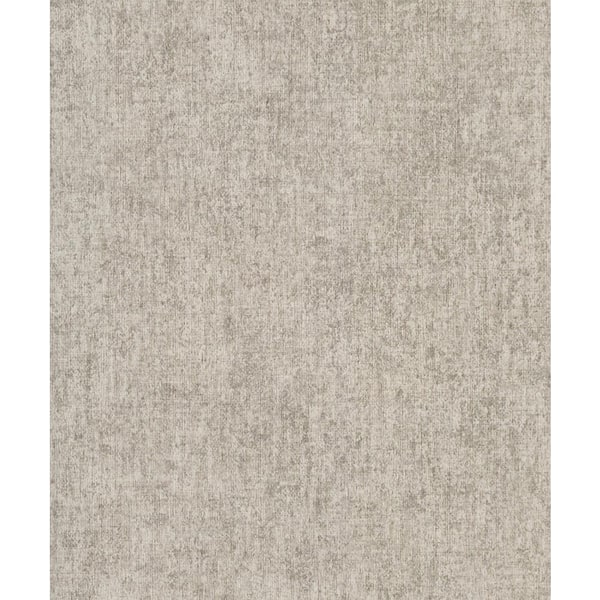 Warner Brienne Khaki Linen Texture Vinyl Strippable Wallpaper (Covers 60.8 sq. ft.)