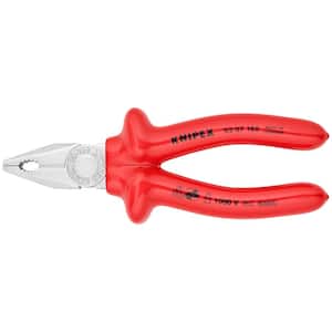 7-1/4 in. Insulated Combination Pliers with Chrome Finish