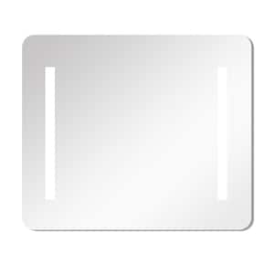 Veda 35.43 in. x 29.53 in. Single Frameless LED Mirror