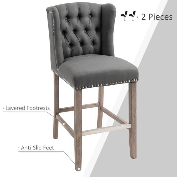 wingback counter height stools