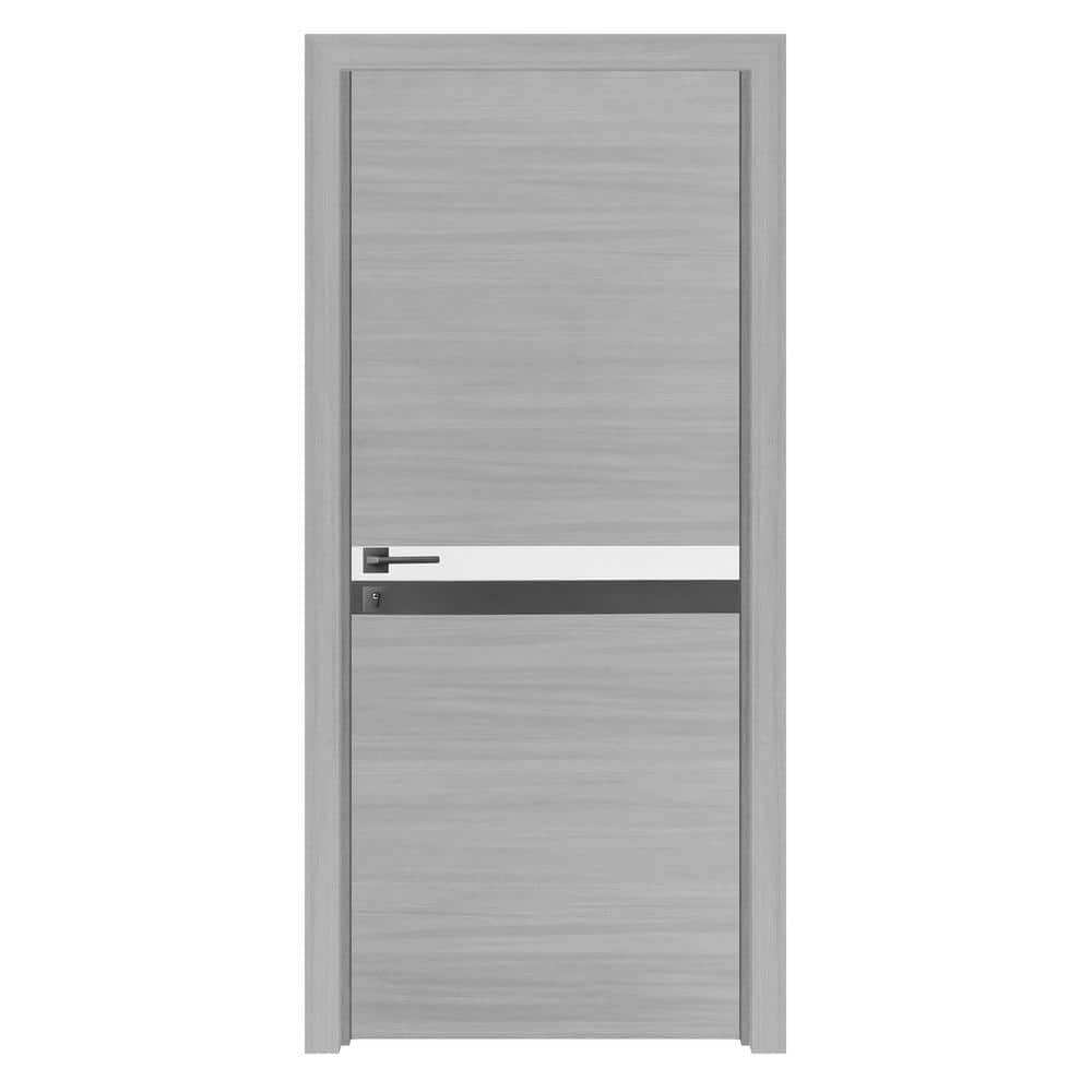 28 in. x 80 in. Melamine Standard Door Panel with Jamb Wire, MDF, Barn Door