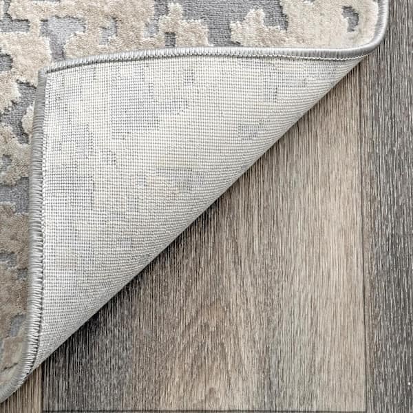 5 ERTR07A-508 Depot Beige - 8 Home x ft. StyleWell Contemporary ft. Area Motto The Rug Abstract