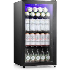 17.5 in. W 3.1 cu. ft. 20-Bottle Wine and 80-Can Freestanding Beverage Cooler and Beverage Dispenser