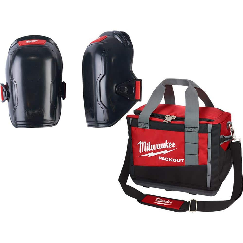 Milwaukee Flexible Knee Pads with PACKOUT Tool Bag