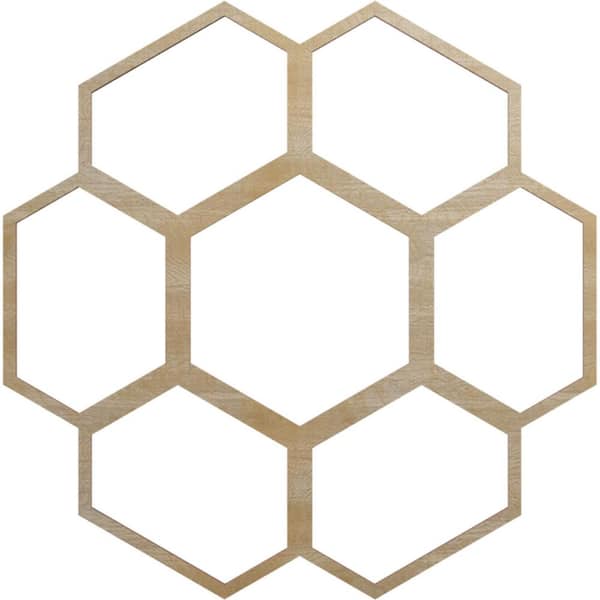 24 in. x 8.5 in. x 0.375 in. Wood Medallion Moulding