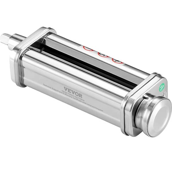 Stainless Steel Pasta Roller Cutter Attachment KitchenAid Stand Mixer 8 Adjustable Thickness Knob Pasta Maker (1-Pieces)