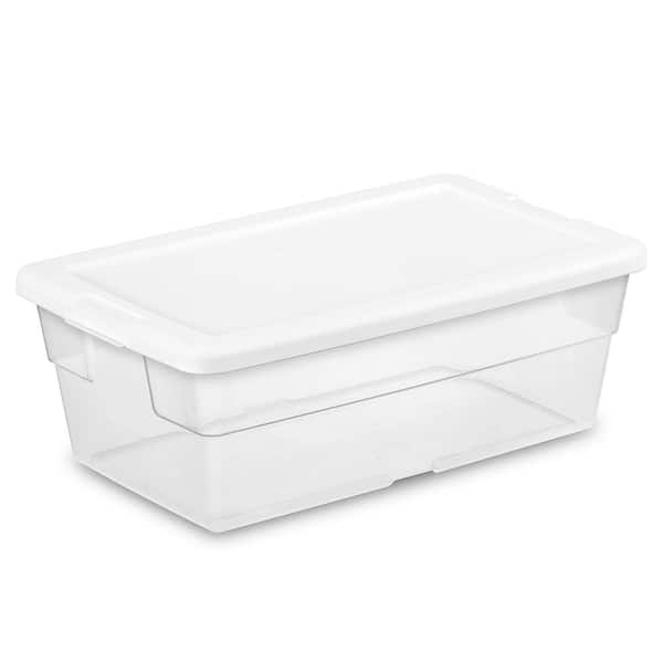 Stackable Square Plastic Bowl With Lid Large Opening Space-saving