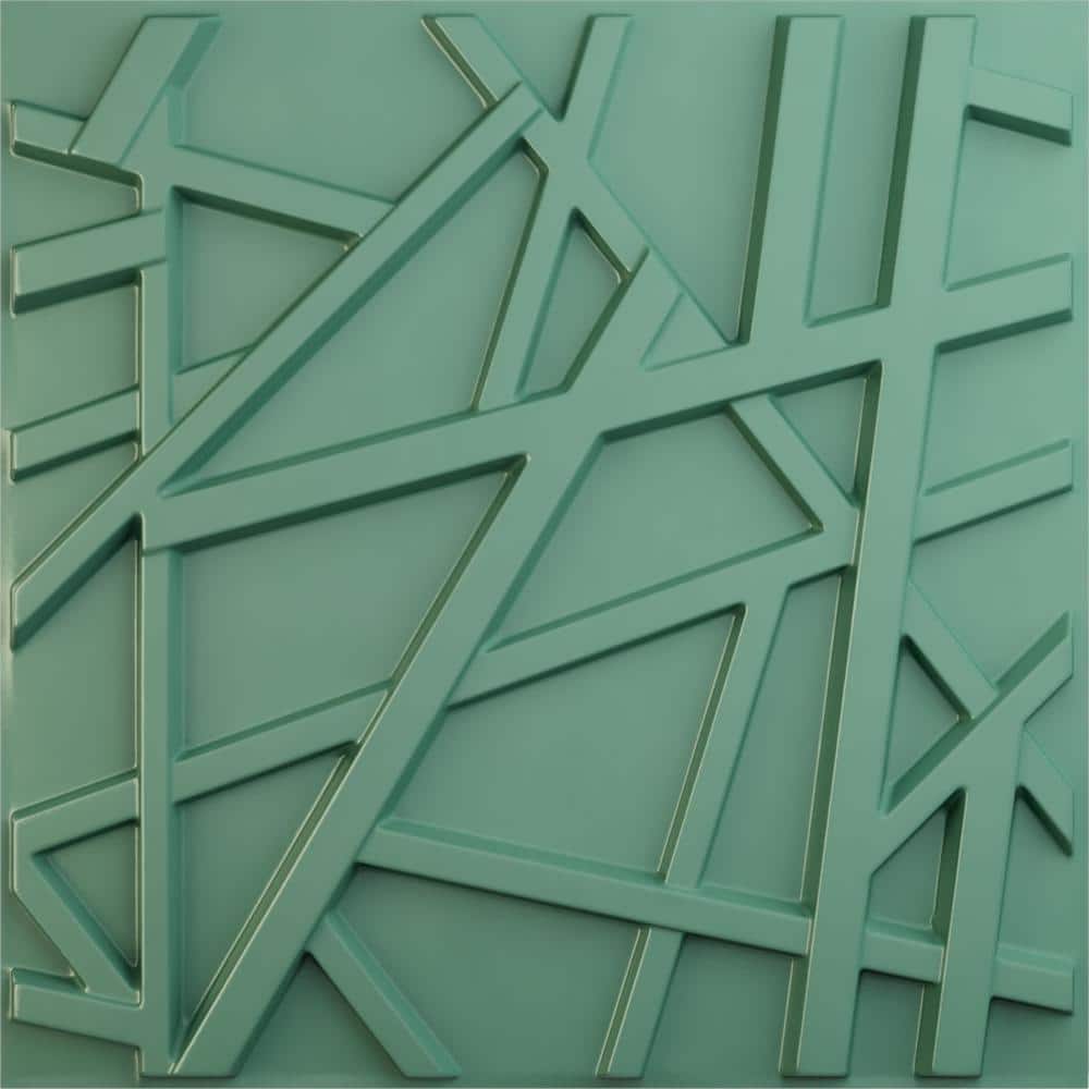 "19-5/8""W x 19-5/8""H Evergreen EnduraWall Decorative 3D Wall Panel, Sea Mist (Covers 2.67 Sq.Ft.)" price history on PriceWatchPro