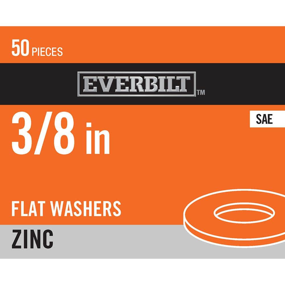 3/8 in. Zinc Flat Washer (50-Pack) price history on PriceWatchPro