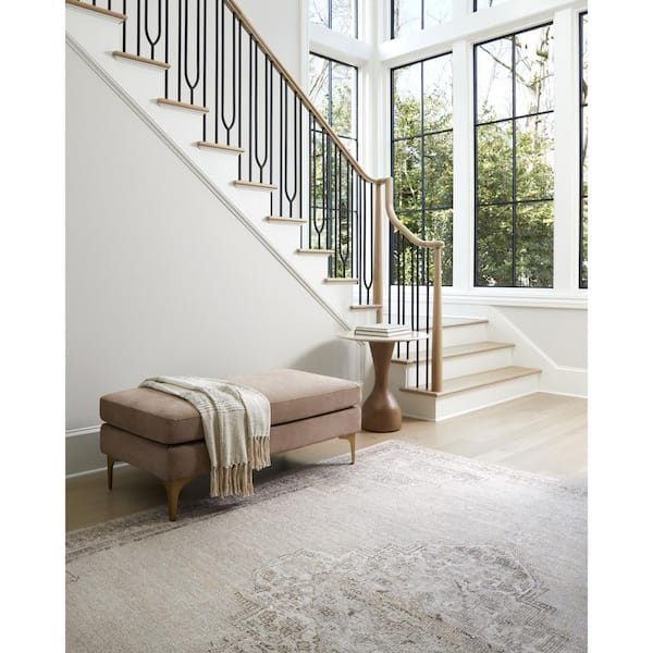 Galey Alix Benjamin Modern Brass Dining Bench