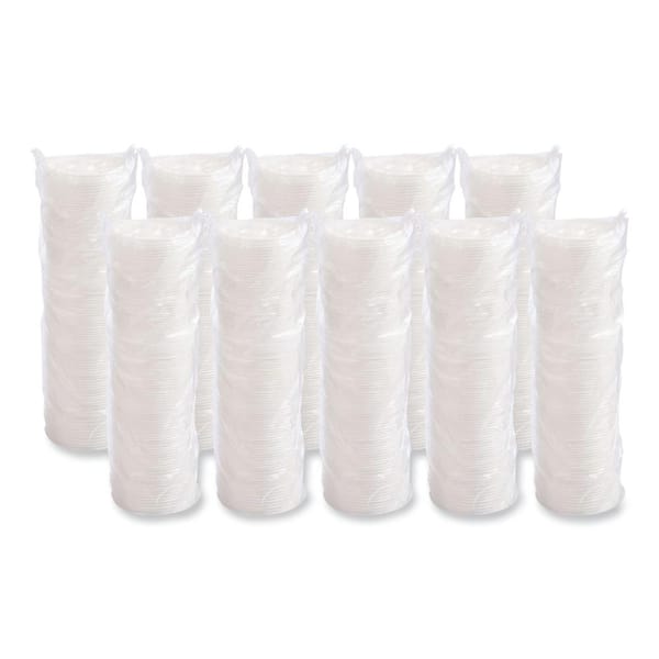 DART, 12 oz Capacity, White, Disposable Hot/Cold Cup - 41H585