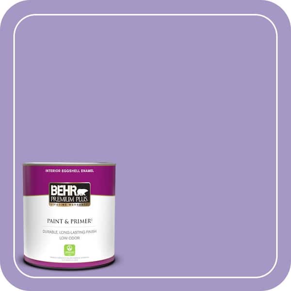 BEHR PREMIUM PLUS 1 qt. #640B-5 Bloomsberry Eggshell Enamel Low Odor Interior Paint & Primer
