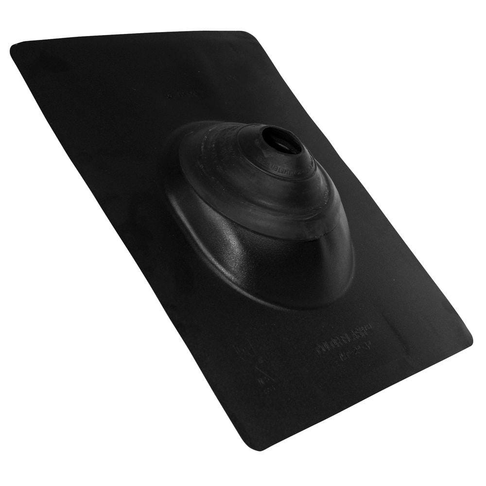 No-Calk 6-1/4 in. x 10-3/4 in. Galvanized Steel Black Vent Pipe Roof Flashing with 1 in. - 3 in. Adjustable Diameter price history on PriceWatchPro