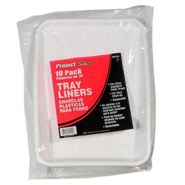 Unbranded Plastic Tray Liners (10-Pack)
