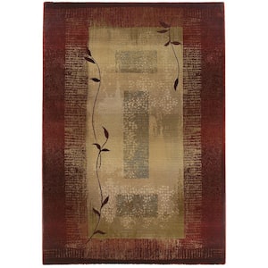 Mantra Red 7 ft. x 9 ft. Area Rug