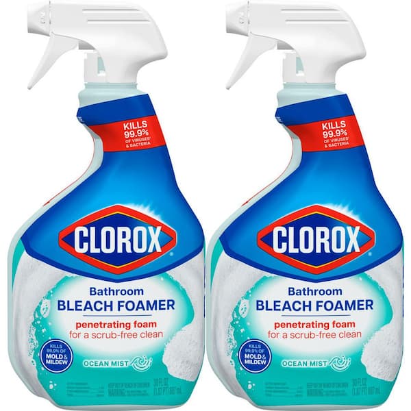 Clorox 30 oz. Bathroom Foamer with Bleach Spray (2-Pack)