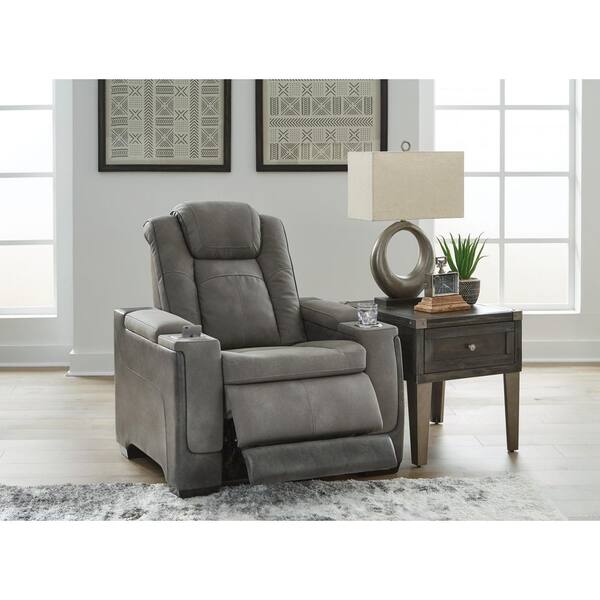 Signature DESIGN BY ASHLEY Next-Gen DuraPella Gray Faux Leather