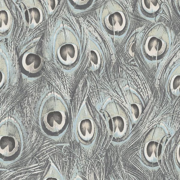 Norwall Peacock Vinyl Roll Wallpaper (Covers 56 sq. ft.)