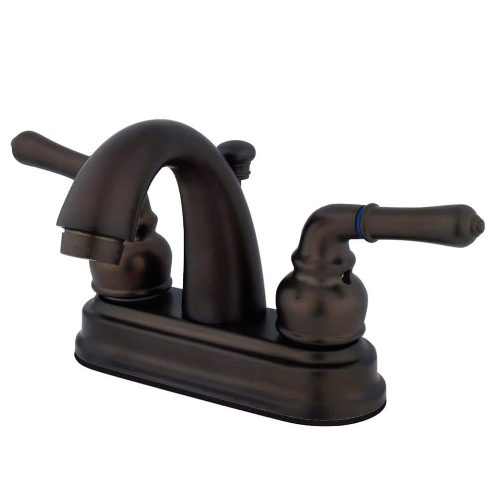 メール便対応！ Kingston Brass KS7005NL Naples 4" Centerset Bathroom Faucet,  4-1/2", Oil Rubbed Bronze 並行輸入品 通販