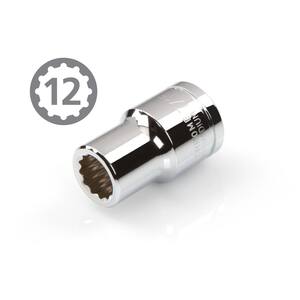 1/2 in. Drive 7/16 in. 12-Point Shallow Socket